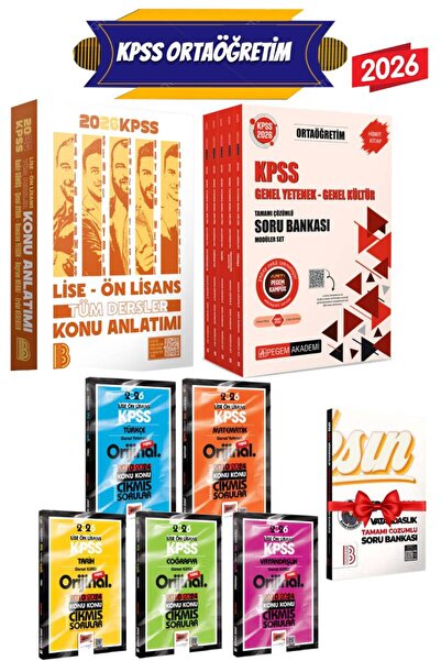 Pegem Akademi Yayıncılık 2026 Benim Hocam Lise Ön Lisans Konu Anlatım+Pegem O...