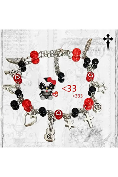 Handmade "Gothic Babe" bracelet