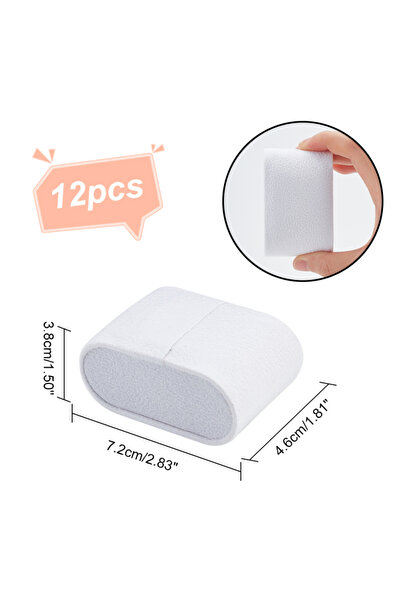 Choice AECH07-02490 12 قطعة حشوات وسادة للساعات، بيج، وسادة عرض للساعات، قماش...