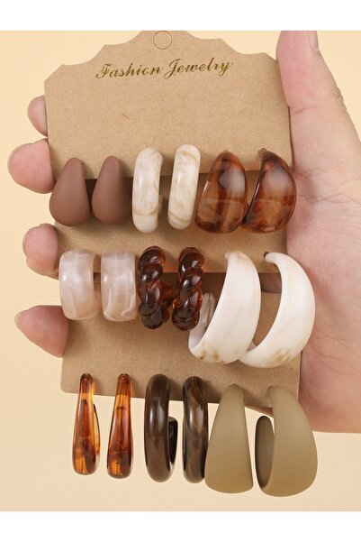 Choice 140-(9pairs) 3pairs/9pairs Classic Elegant Style Warm Color Geometric ...