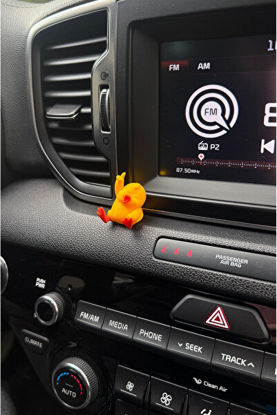 hobier قطعة واحدة من زينة السيارة على شكل بطة راقصة لطيفة، هدية، ديكور للطاولة