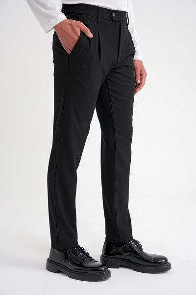 Efor P 1174 Pantolon Comfort Black-1 Casual