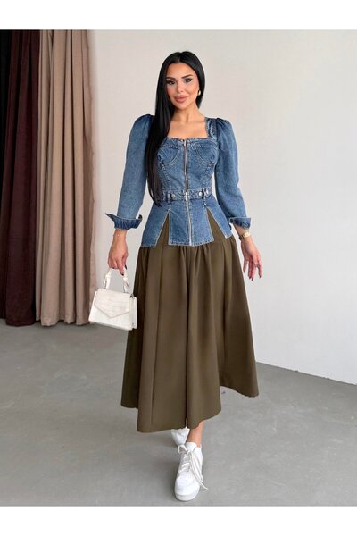 YVONNE Büstiyer Etekli Takım