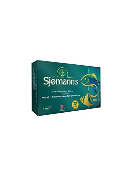 Sjomann's Omega-3 High 30 Çiğnenebilir Jel Tablet