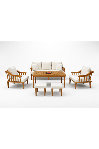 Luce Garden Valeria Ahşap Koltuk Takımı