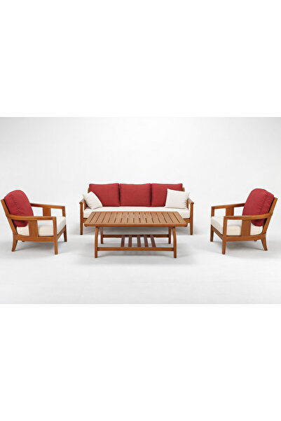 Luce Garden Paloma Ahşap Rattan Bahçe & Balkon Koltuk Takımı