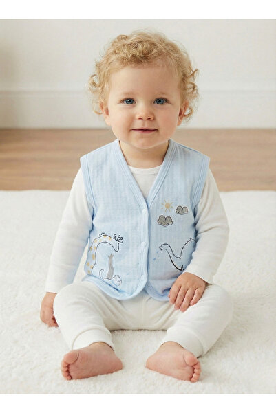 Elbebek Baby Cotton Printed Baby Vest