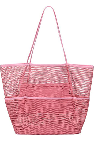 Arabest حقيبة شاطئ شبكية، حقائب حمل شاطئية كبيرة قابلة للطي للنساء، حقائب سفر...