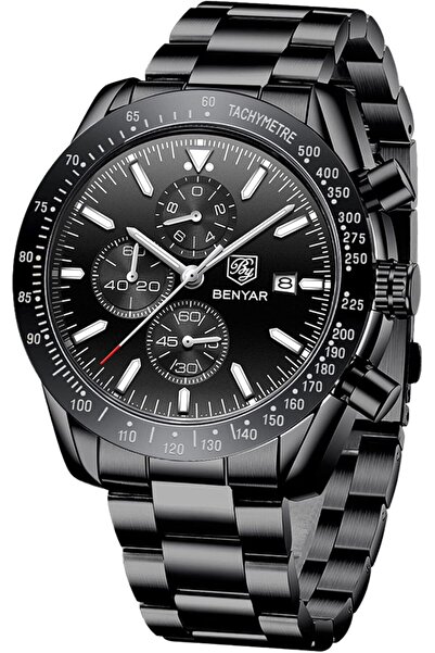 BY BENYAR Mens Watches Chronograph Analog Quartz Movement Stylish Sports Desi...