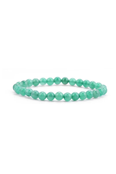 Choice 18-19cm 6mm 4/6/8mm Green Aventurine Bracelet Handmade Yoga Stretch El...