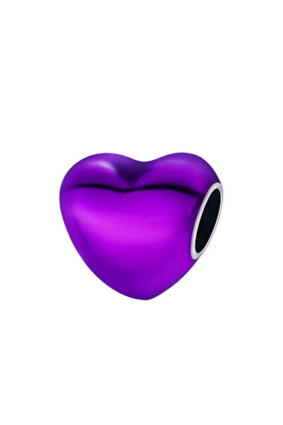 Choice AMC0132 925 Silver Heart Theme Charms Winged Heart Colorful Beads Rose...