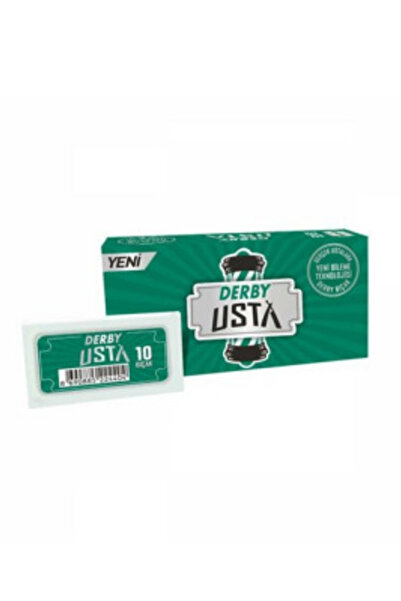 VANCH Derby Usta Tam Razor Green Box 10 Pieces X10 Pieces (5264)