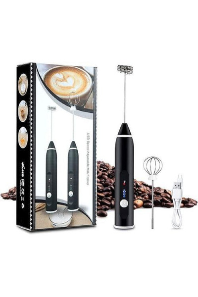 Primo Plus ماكينة خفق الحليب الكهربائية مع مجموعة خفاقة