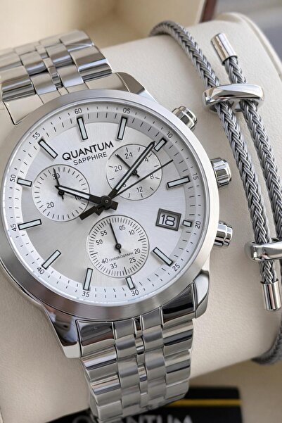 Quantum Sapphire Cam İtalyan Bileklikli 10 Atm Suya Dayanıklı 2 Yıl Garantili...