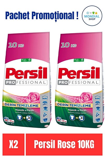 Persil Pachet promoțional Rose 10KG, 2 bucăți