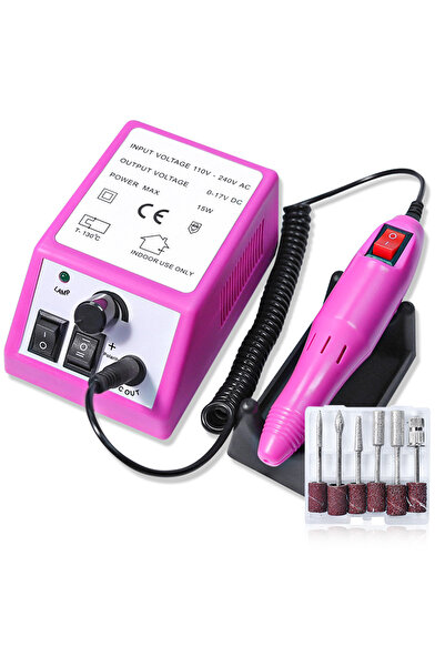 Choice جهاز حفر الأظافر الكهربائي من لايم جيرل باللون الوردي الأمريكي، طقم قط...