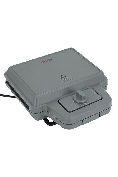 Edison Sandwich And Waffle Maker, 800 Watt, 2×1 - Dark Grey