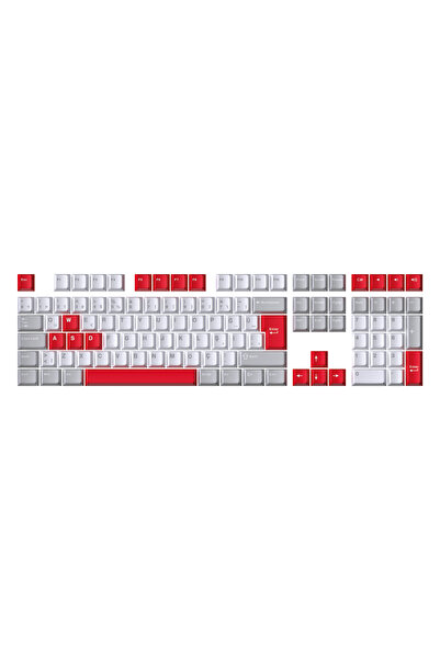 GameRaider Cherry Double Shot PBT (Full Set) Kırmızı Türkçe Keycap Set