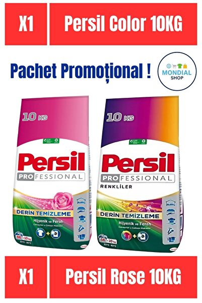 Persil Pachet promoțional Rose + Color 10KG