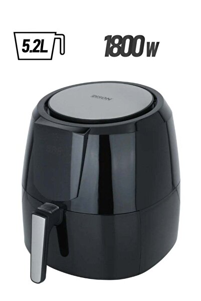 Edison مقلاة هوائية رقمية سوداء سعة 5.2 لتر بقوة 1800 واط