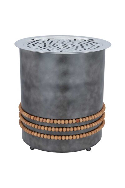 Generic Al Saif Gallery Steel Food Heater, 24 x 24 x 16 cm, Indian - Grey