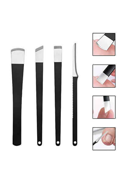 Choice 4Pcs Pedicure Set Nail Trimming Tools Callus Remover Corn Cutter Dead ...