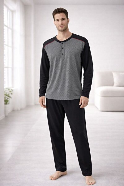 SCM LINGERIE Men's Cotton Pjama Suit