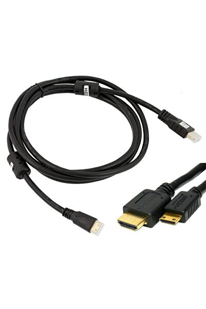 PROCART Cablu adaptor HDMI - Mini HDMI, Full HD, 4K, izolație exterioară, negru