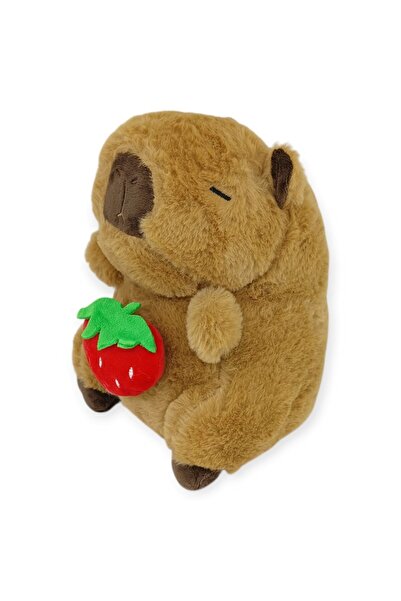 Vardem حيوانات قطيفة لطيفة 25 سم - كابيبارا فراولة