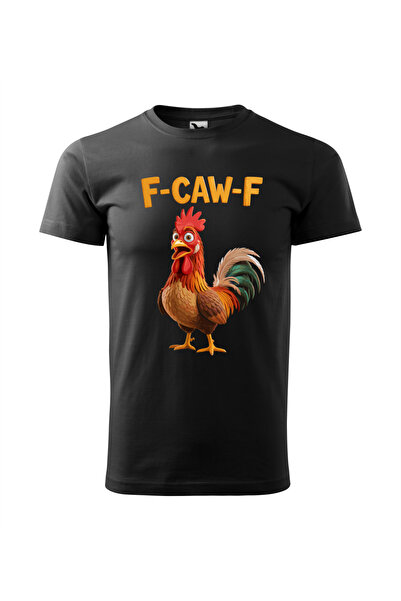 Malfini Custom T-shirt, "F CAW F", Black, Size 134 cm, Model #8