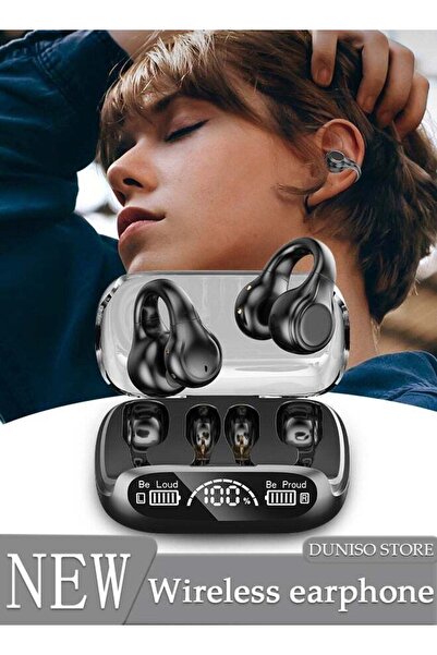 DOMEET Wireless Headphones Bluetooth Ear Clip Earphones Open Ear with Mic Wir...