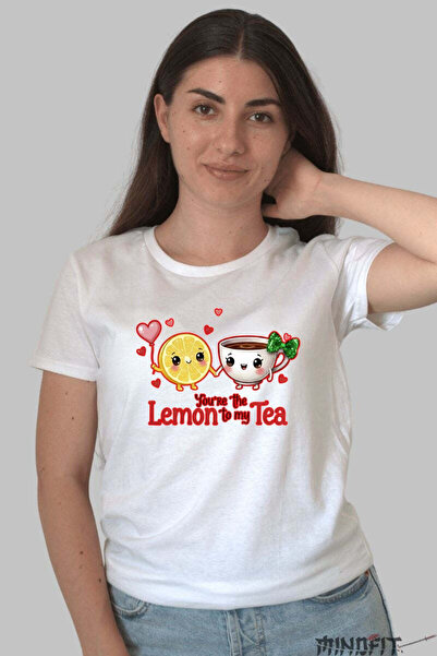 GILDAN Tricou Valentine S Day Cuplu You Re The Lemon To My Tea Dama