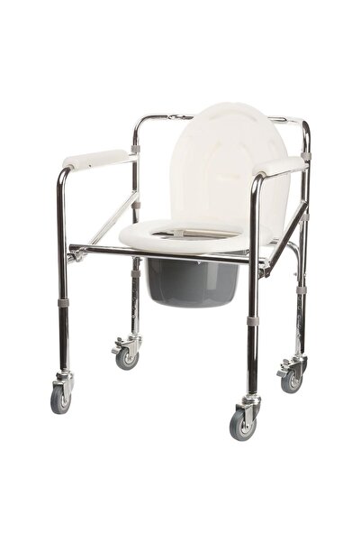 Bathers Commode Toilet Chair with Wheels