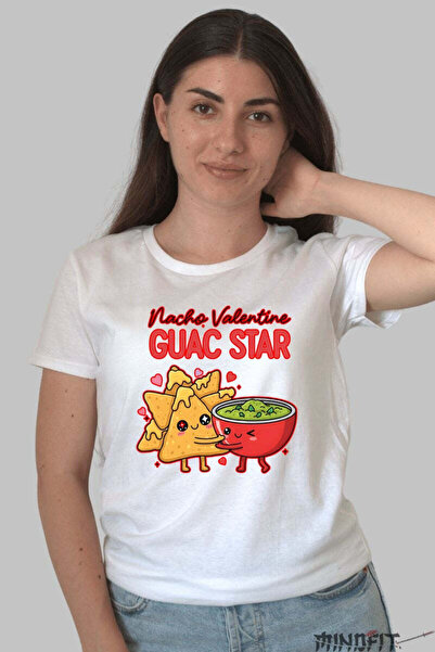 GILDAN Tricou Valentine S Day Cuplu Nacho Valentine Guac Star Dama
