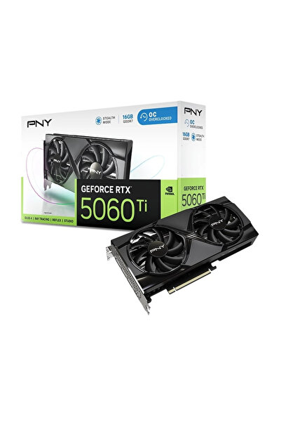 PNY RTX 5060 Ti OC 16GB GDDR7 128Bit (VCG5060T16DFXPB1-O) Ekran Kartı