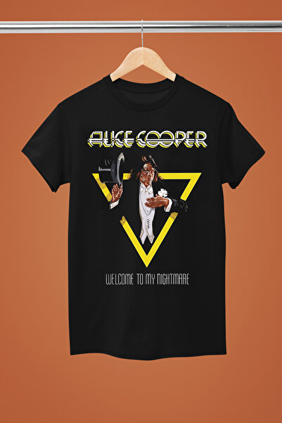 MAGORS تيشيرت روك قطني مطبوع بأكمام قصيرة من ALICE COOPER