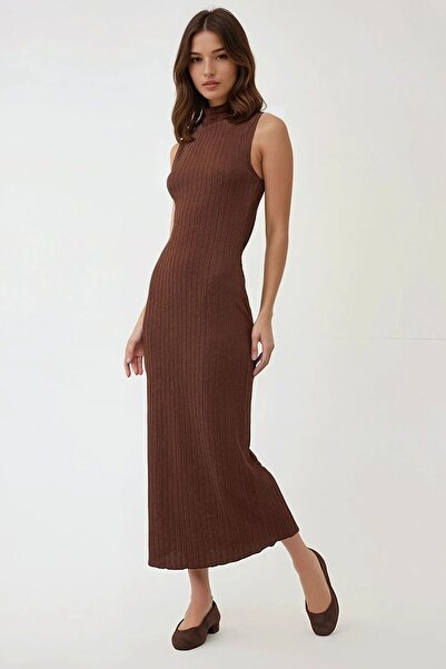 Hiccup Φόρεμα μάξι με υφή Halter Neck Body Wrap