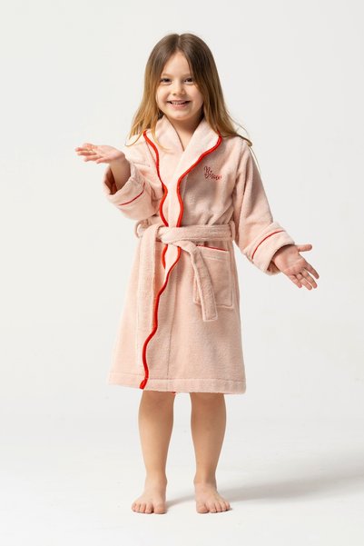 lapinblanc "Mini Bisous" Children's Bathrobe