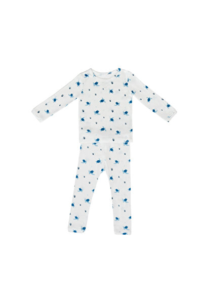 Hushabye Bamboo Pajamas for Kids in Turtle