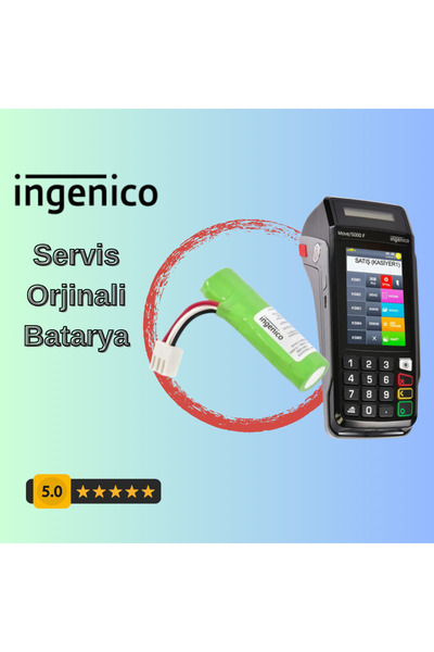 ingenico Move 5000F Uyumlu Batarya - Uzun Ömürlü Orijinal Servis Pili