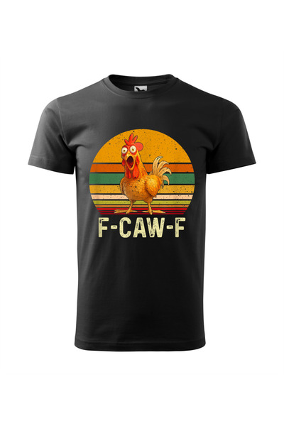 Malfini Custom T-shirt, "F CAW F", Black, Size 146 cm, Model #20