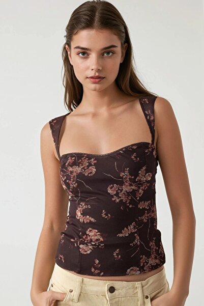 Hiccup Μπλούζα από τούλι με λαιμόκοψη και λουράκια στην πλάτη