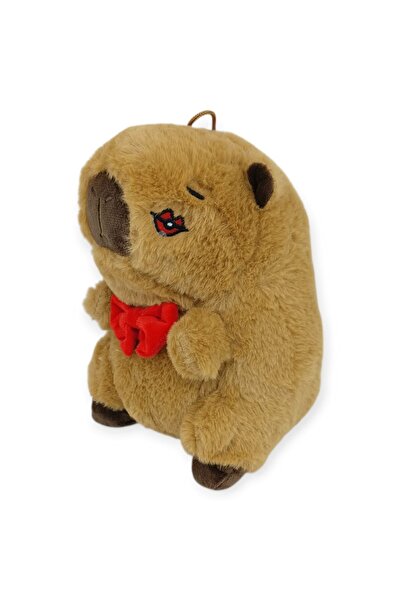 Vardem حيوانات قطيفة لطيفة مقاس 25 سم - ربطة عنق على شكل كابيبارا