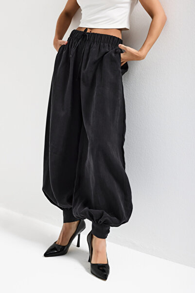 it's basic Women's Black Color S5-1 Baggy Fit Viscose Fabric Comfortable Cut ...