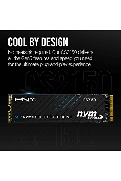 Genel Markalar CS2150 2TB 10200/8500 NVMe PCIe Gen5x4 M.2 SSD (M280CS2150-2TB...