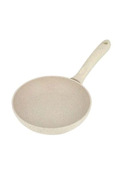 Hascevher Hascover Granite Frying Pan, 18 cm - Beige