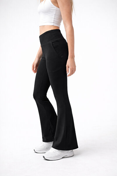 Get Crazy Leggings spaniole cu talie înaltă și detaliu de buzunar