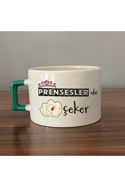 Kırtasiye Ofisi Princesses De Nah Checkered Green Handle Square Humorous Gift...