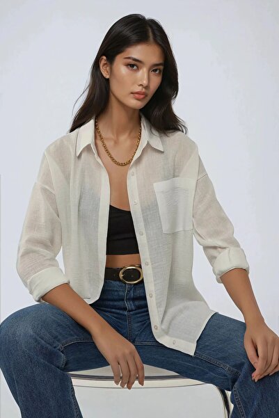 Hiccup Linen Look Regular Fit Shirt