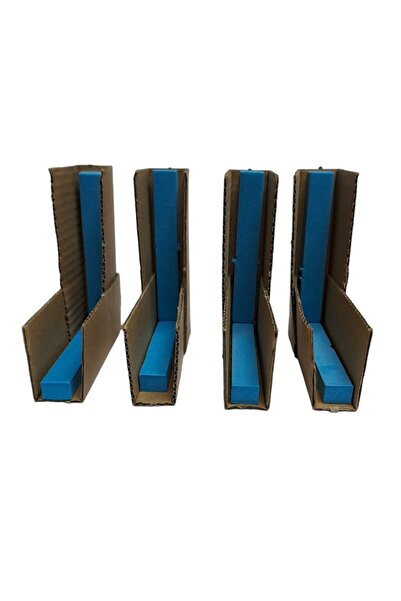 PROCART Cardboard corner, interior padded with sponge, L-shaped, set of 4 pie...